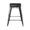 Flash Furniture 24" Black Metal Counter Stool-Black Poly Seat, 4PK 4-ET-31320-24-BK-R-PL2B-GG - alternate 10
